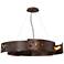 Savoy House Odessa 24" Wide Bronze Ore Pendant Light