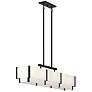 1_Savoy House Orleans 44 1/4" Alabaster Glass Linear Chandelier