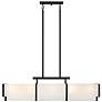 4_Savoy House Orleans 44 1/4" Alabaster Glass Linear Chandelier more views