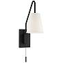 2_Savoy House Owen 18" High Matte Black Adjustable Wall Sconce