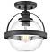 Savoy House Pendleton 9 1/2" Wide Matte Black Ceiling Light