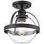 5_Savoy House Pendleton 9 1/2" Wide Matte Black Ceiling Light more views