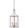 1_Savoy House Penrose 12"W Satin Nickel 3-Light Mini Pendant