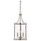 Savoy House Penrose 12"W Satin Nickel 3-Light Mini Pendant