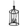 5_Savoy House Penrose 16" Wide Black 6-Light Foyer Pendant more views