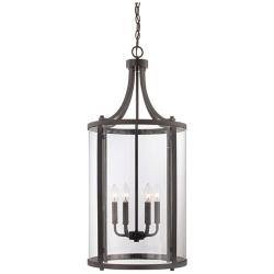 Savoy House Penrose 16" Wide English Bronze 4-Light Pendant