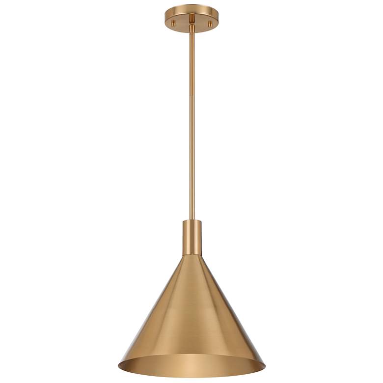 Image 2 Savoy House Pharos 13" Wide Noble Brass Pendant Light more views