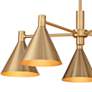 2_Savoy House Pharos 30" Wide Noble Brass 5-Light Chandelier more views