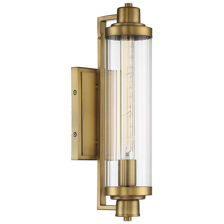 Image 4 Savoy House Pike 17 3/4" high Warm Brass Wall Sconce more views