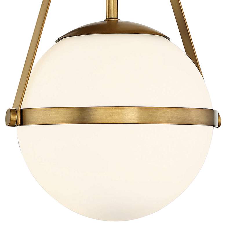 Image 2 Savoy House Polson 15 1/2" High Warm Brass Wall Sconce more views