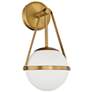 Thumbnail3 of Savoy House Polson 15 1/2" High Warm Brass Wall Sconce more views