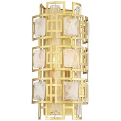 Savoy House Portia 16&quot; High True Gold 2-Light Wall Sconce