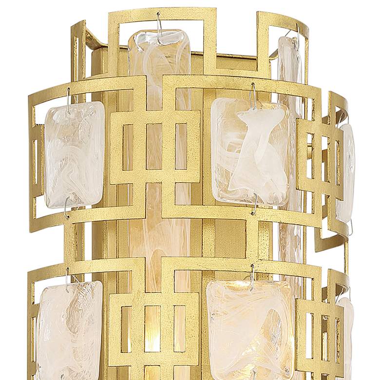 Image 2 Savoy House Portia 16 inch High True Gold 2-Light Wall Sconce more views