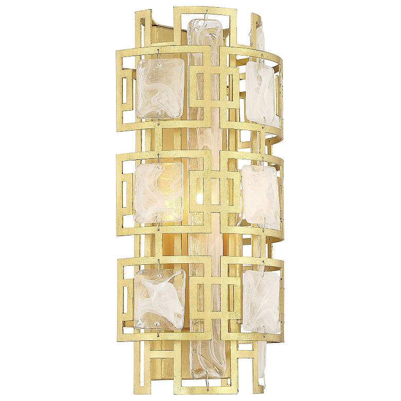 Image 5 Savoy House Portia 16" High True Gold 2-Light Wall Sconce more views