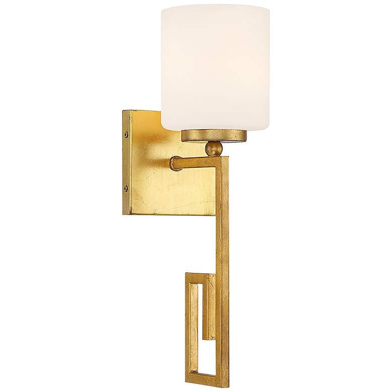 Image 1 Savoy House Quatrain 16 1/4" High Gold Wall Sconce