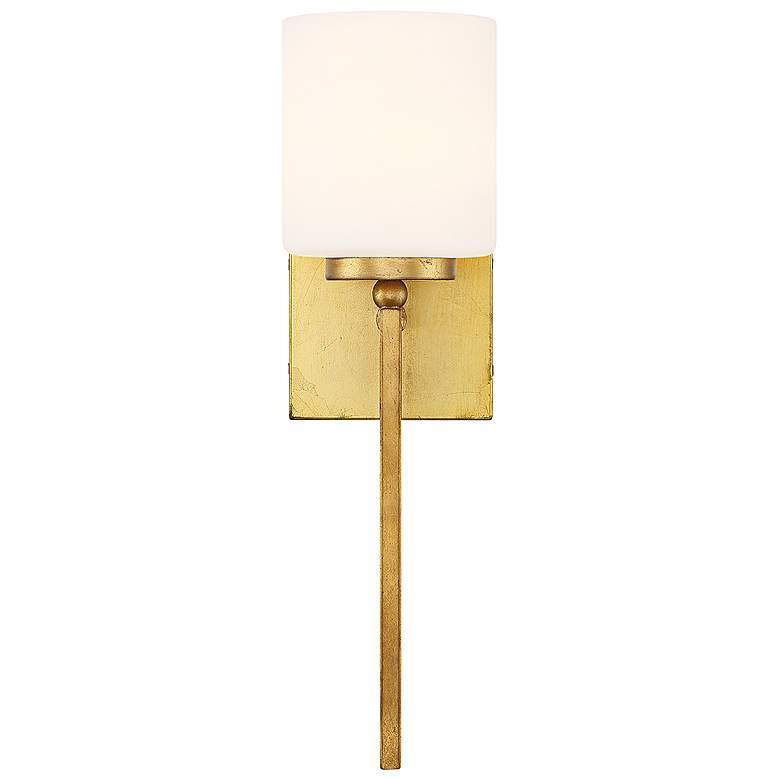 Image 4 Savoy House Quatrain 16 1/4" High Gold Wall Sconce more views
