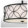 5_Savoy House Reid 20" Wide Matte Black Drum Ceiling Light more views
