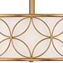 2_Savoy House Reid 20" Wide Warm Brass Drum Ceiling Light more views