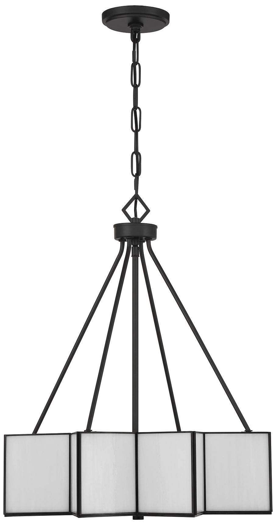 Image 2 Savoy House Reiling 20"W Matte Black Starburst Pendant Light more views