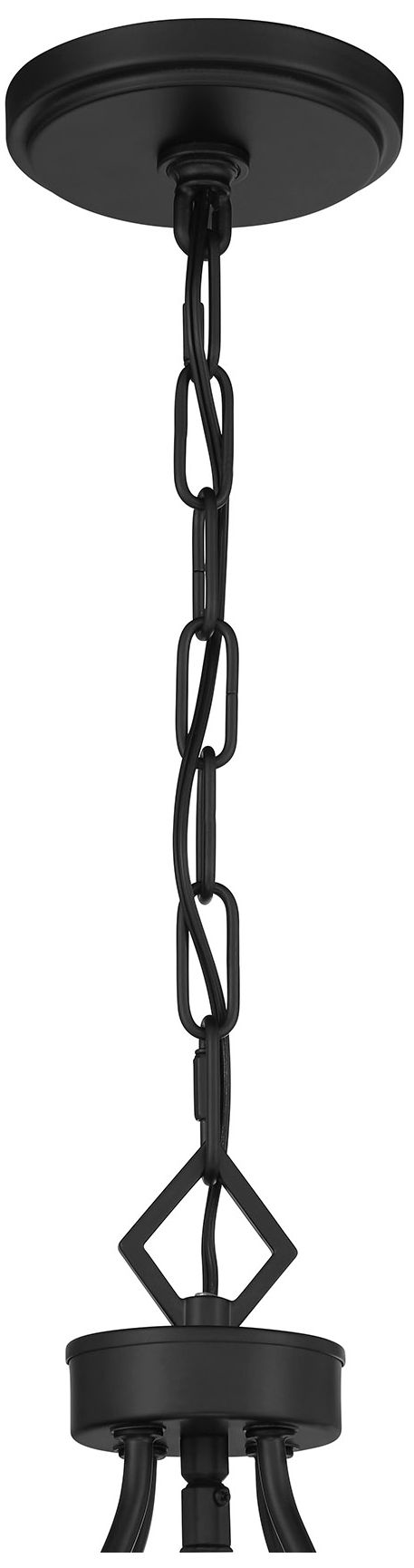 Image 6 Savoy House Reiling 20"W Matte Black Starburst Pendant Light more views