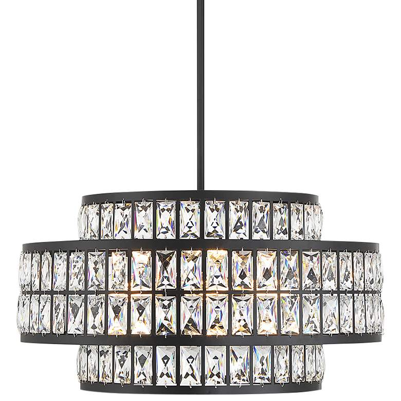 Image 1 Savoy House Renzo 22" Wide Matte Black 4-Light Pendant