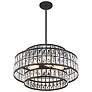 4_Savoy House Renzo 22" Wide Matte Black 4-Light Pendant more views