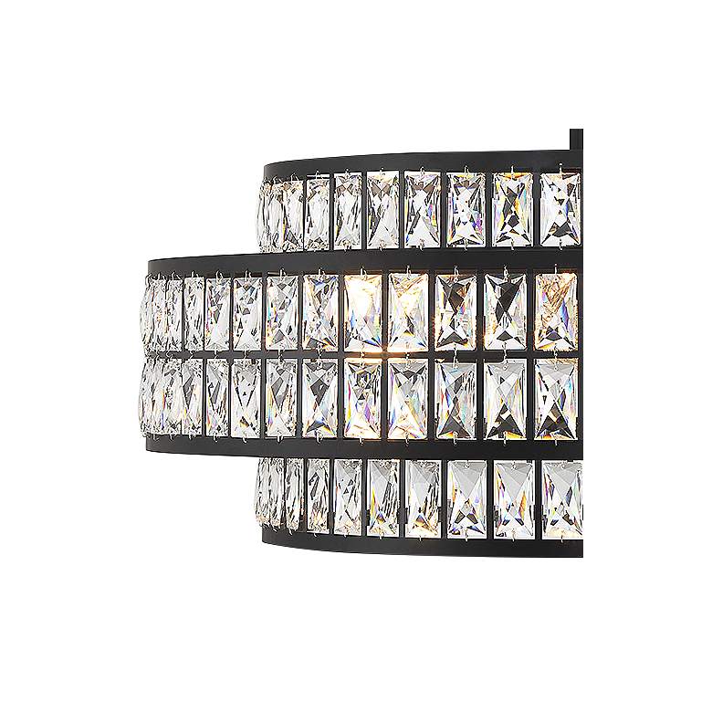 Image 2 Savoy House Renzo 28" Wide Matte Black 6-Light Pendant more views