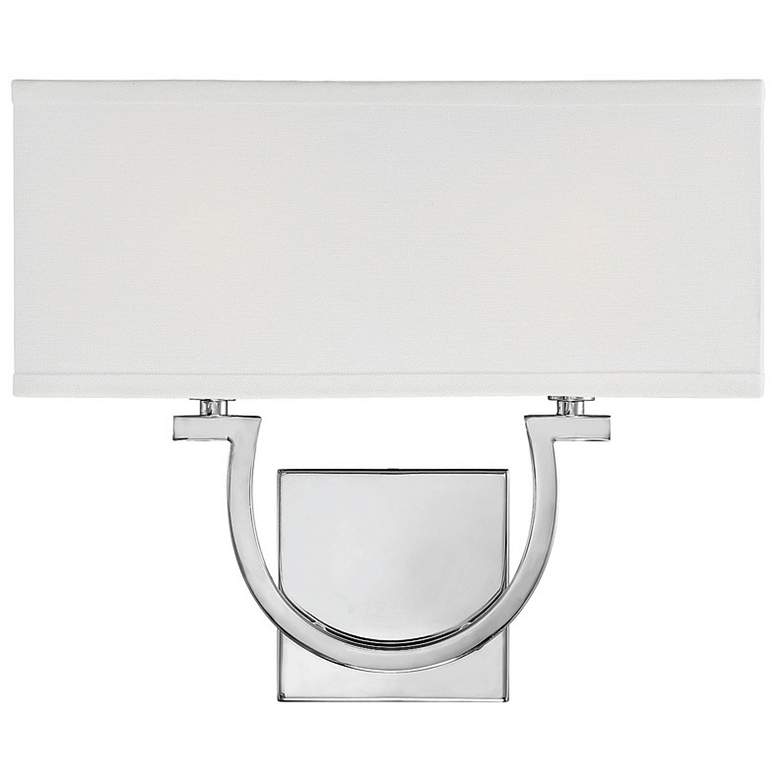 Image 1 Savoy House Rhodes 12" High Polished Nickel Wall Sconce