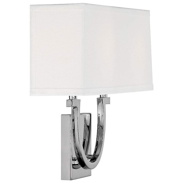 Image 5 Savoy House Rhodes 12" High Polished Nickel Wall Sconce more views