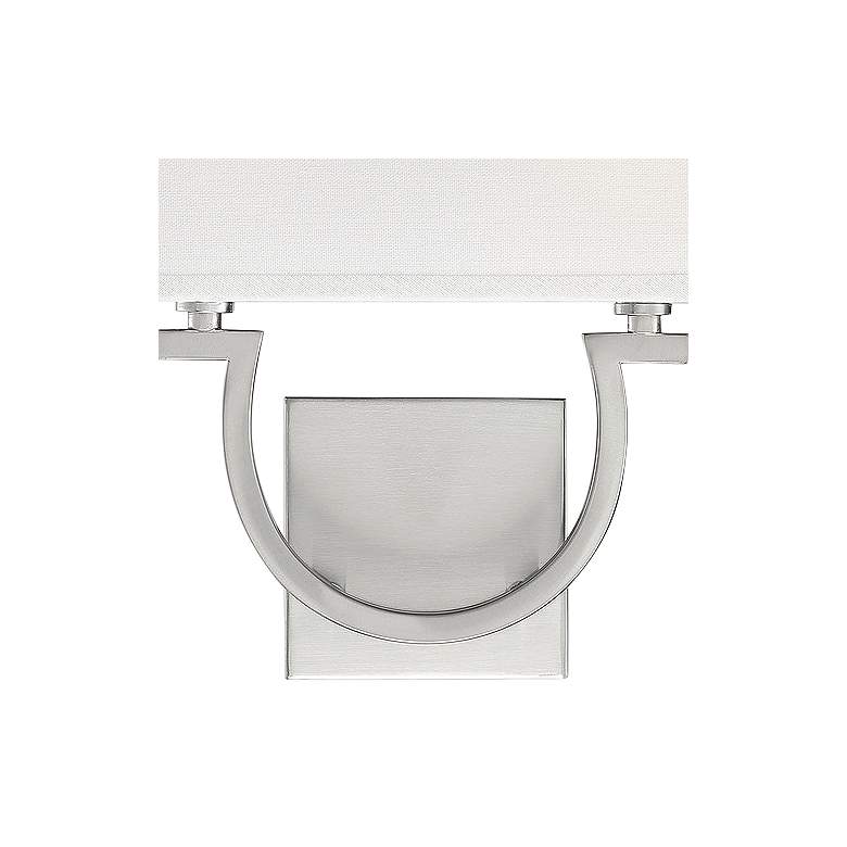 Image 2 Savoy House Rhodes 12" High Satin Nickel Wall Sconce more views