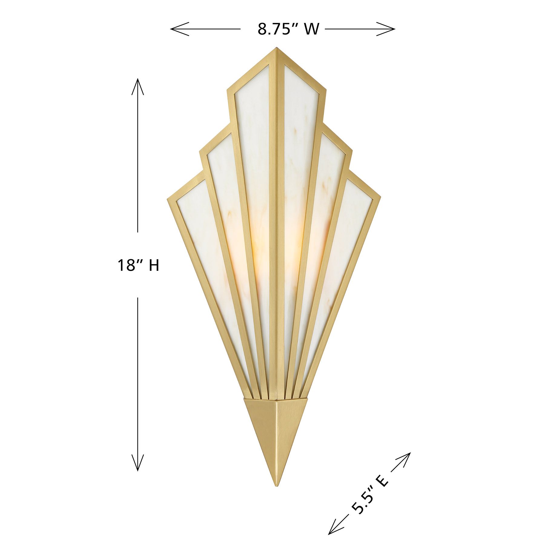 Image 6 Savoy House Rivage 18" High Warm Brass LED Wall Sconce more views