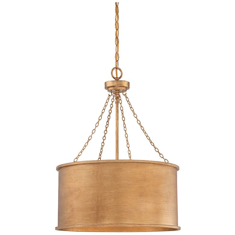 Image 2 Savoy House Rochester 19" Wide Gold Patina 4-Light Pendant
