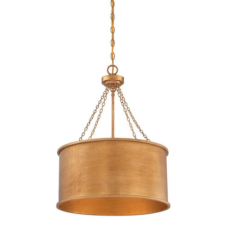 Image 4 Savoy House Rochester 19" Wide Gold Patina 4-Light Pendant more views