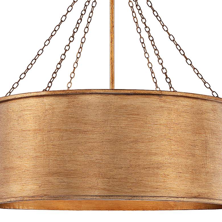Image 4 Savoy House Rochester 25" Wide Gold Patina 6-Light Pendant more views