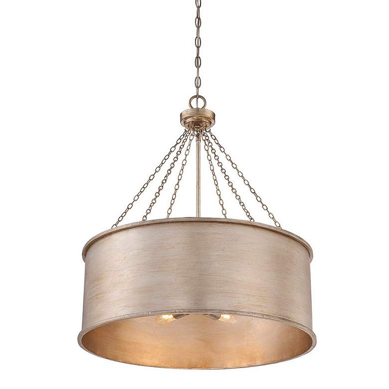 Image 3 Savoy House Rochester 25" Wide Silver Patina Pendant Light more views