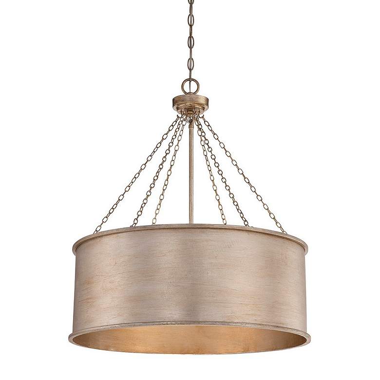Image 4 Savoy House Rochester 25" Wide Silver Patina Pendant Light more views