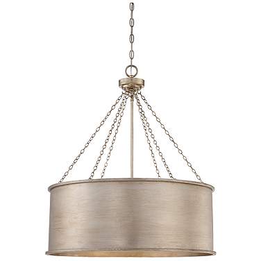 Savoy House Rochester 25" Wide Silver Patina Pendant Light