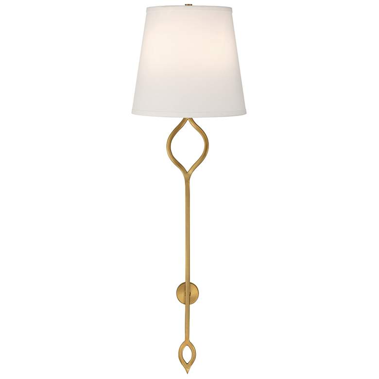 Image 1 Savoy House Roxbury 31 1/2" High Warm Brass Wall Sconce