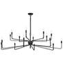 5_Savoy House Salem 57" Wide 16-Light Forged Iron 2-Tier Chandelier more views