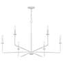 5_Savoy House Salerno 42" Wide Bisque White 6-Light Chandelier more views