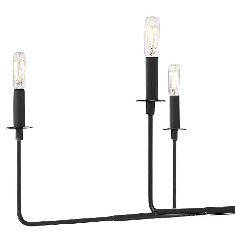 Image 4 Savoy House Salerno 42" Wide Matte Black 6-Light Chandelier more views