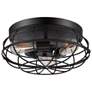 Savoy House Scout 15" Wide English Bronze 3-Light Ceiling Light