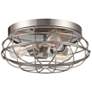 Thumbnail1 of Savoy House Scout 15"W Satin Nickel 3-Light Ceiling Light