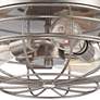 Thumbnail2 of Savoy House Scout 15"W Satin Nickel 3-Light Ceiling Light more views