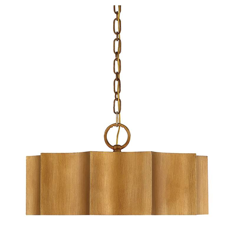 Image 5 Savoy House Shelby 22 1/2" Wide Gold Patina 3-Light Pendant more views