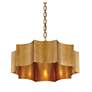 6_Savoy House Shelby 22 1/2" Wide Gold Patina 3-Light Pendant more views