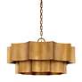 5_Savoy House Shelby 30" Wide Gold Patina Pendant Light more views