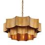 7_Savoy House Shelby 30" Wide Gold Patina Pendant Light more views