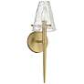 Thumbnail2 of Savoy House Shellbourne 16.5" High Warm Brass 1-Light Wall Sconce more views