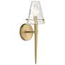 Thumbnail4 of Savoy House Shellbourne 16.5" High Warm Brass 1-Light Wall Sconce more views